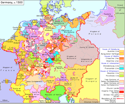 The Empire In The 1400 S And 1500 S The Holy Roman Empire